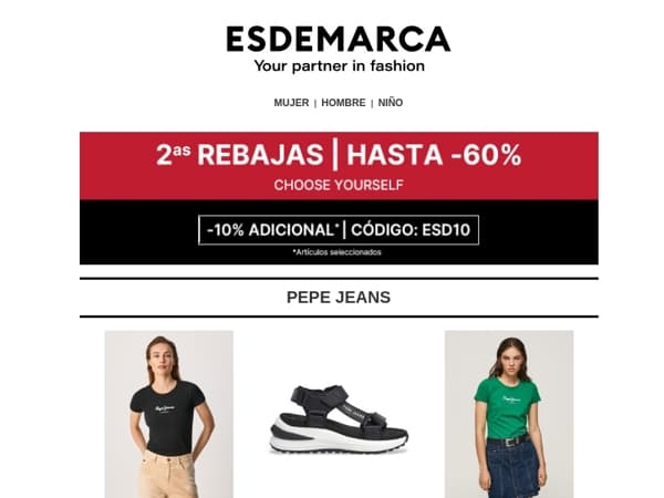 Wonders, Pepe Jeans y Hispanitas en 2as Rebajas… ¿puedes elegir solo una?