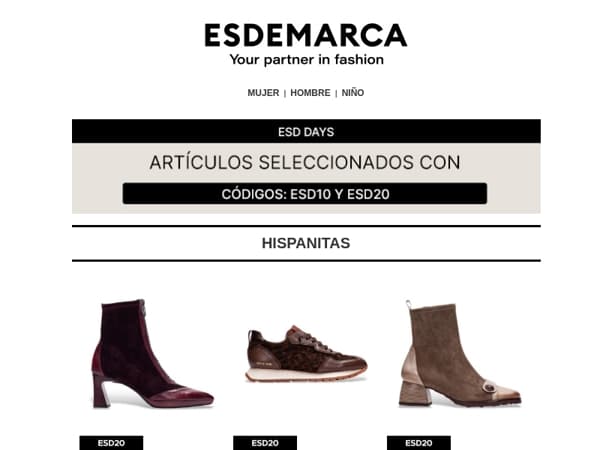 El calzado que completa tu look en ESD Days