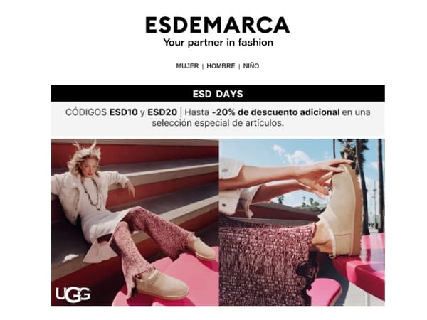 Las marcas más deseadas te esperan: UGG, Michael Kors y más