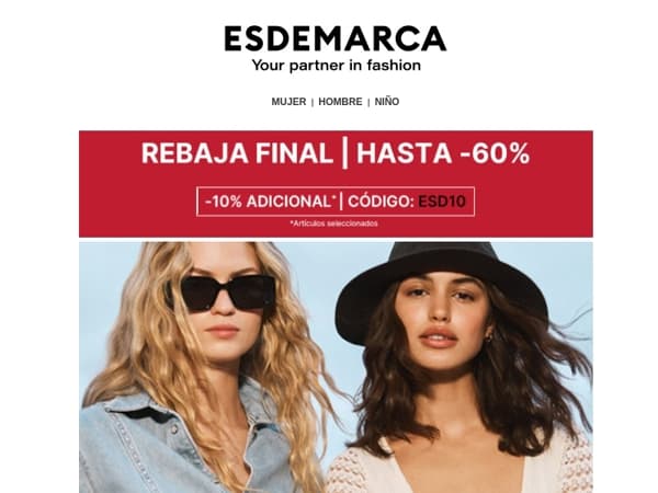 Encuentra tu estilo en Rebaja Final 😉