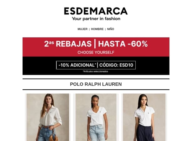 Looks que marcan la diferencia ❤️ Hasta un -60% y un -10% adicional en tus imprescindibles