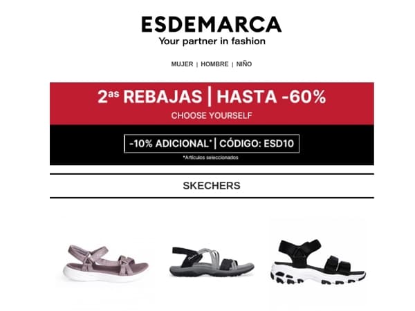 Tu par perfecto con hasta -60% 👠