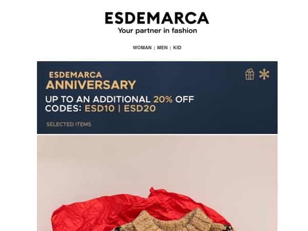The Anniversary essentials with up to an extra -20%
