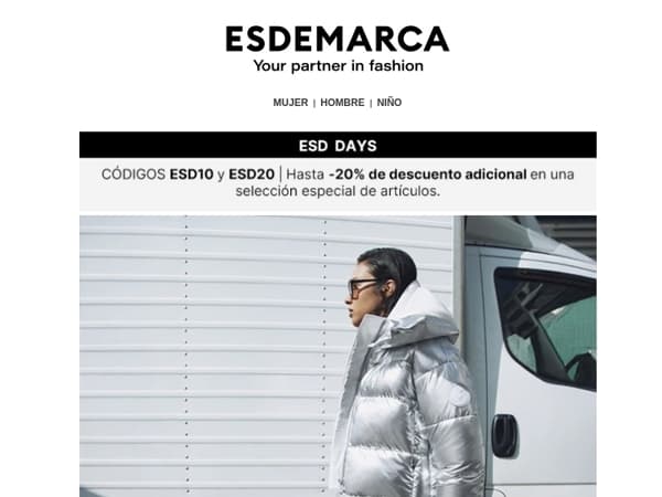 Tu nueva chaqueta favorita te espera con hasta -20% adicional
