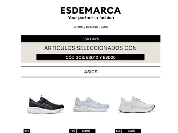 ESD Days: las sneakers que marcan estilo