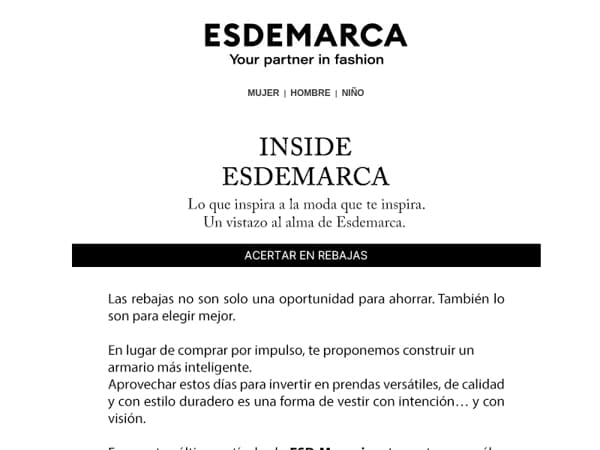 Inside Esdemarca ✨ Rebajas que transforman tu armario
