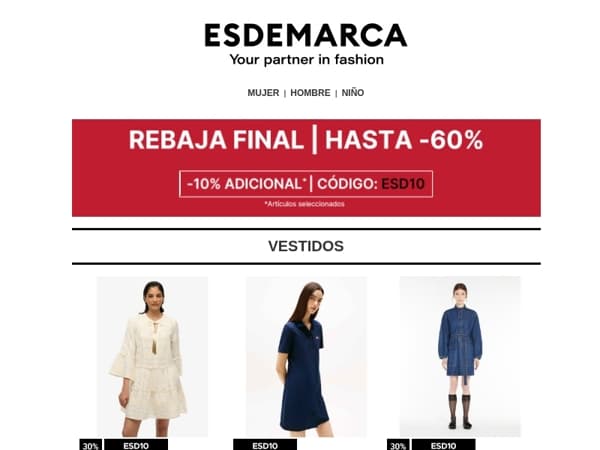 Rebaja final en Total Look ⌛ No lo dejes escapar