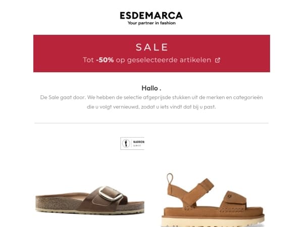 , uw Sale-selectie is vernieuwd