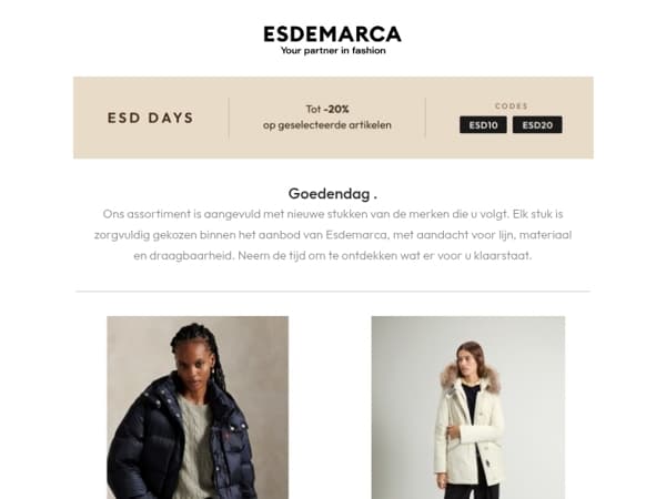 Nieuw in het aanbod: stukken die bij u passen