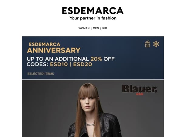 Up to an extra -20% on selected jackets