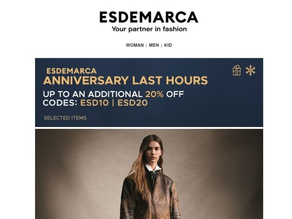 Up to an extra -20% on Polo Ralph Lauren, Michael Kors, and Moon Boot