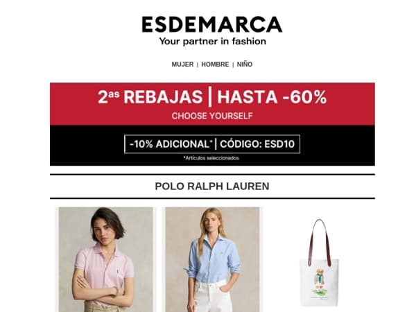 Tus mejores marcas ahora con hasta -60% 💎