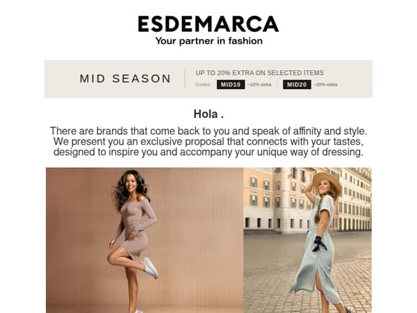 , your favorite brands, brought together in an exclusive selection