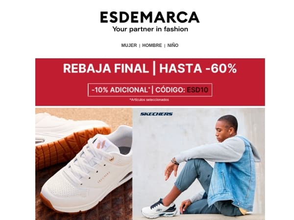 Tus marcas favoritas en Rebaja Final 😎