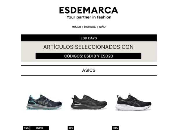 ESD Days: las sneakers que marcan estilo