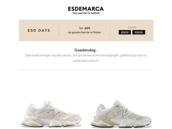 Nieuw binnen, passend bij uw stijl