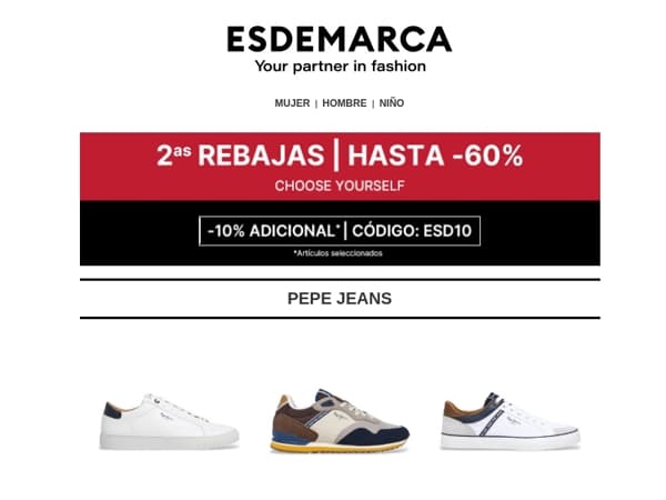 Completa tu look con esta selección de sneakers 👟