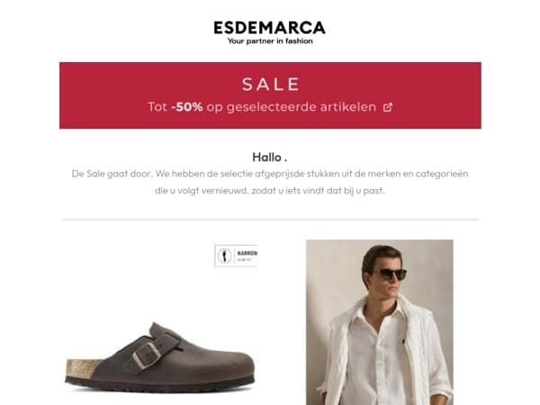 , uw Sale-selectie is vernieuwd
