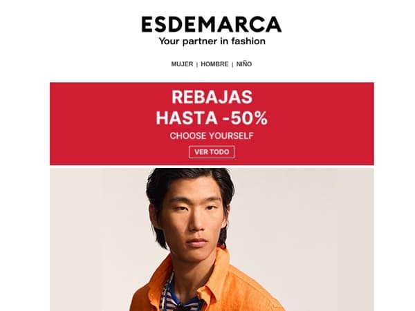 �las Rebajas han empezado! 👏 Hasta -50% en tus marcas favoritas 🔝