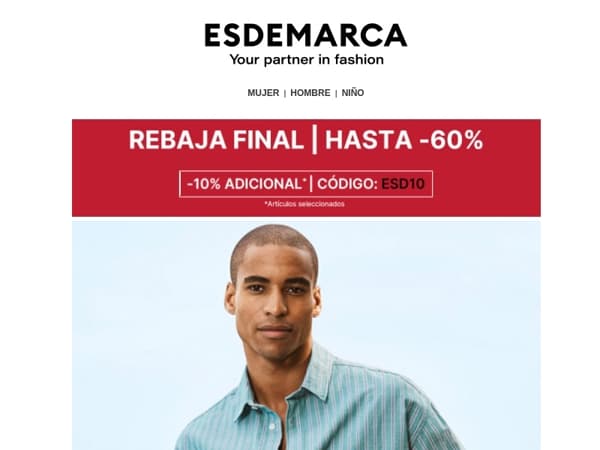 Encuentra tu estilo en Rebaja Final 😉