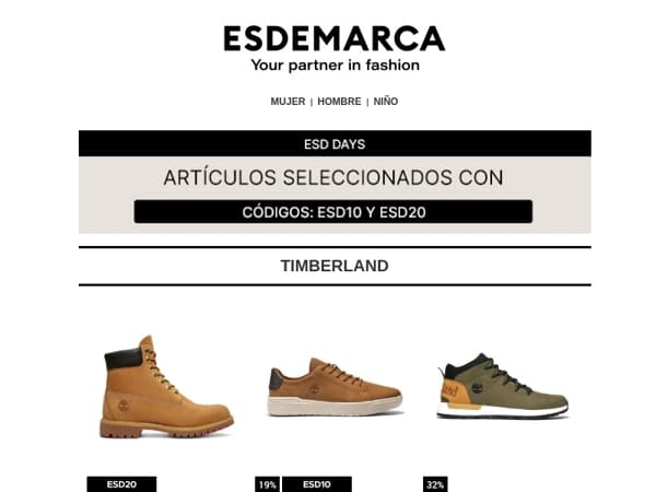 El calzado que completa tu look en ESD Days