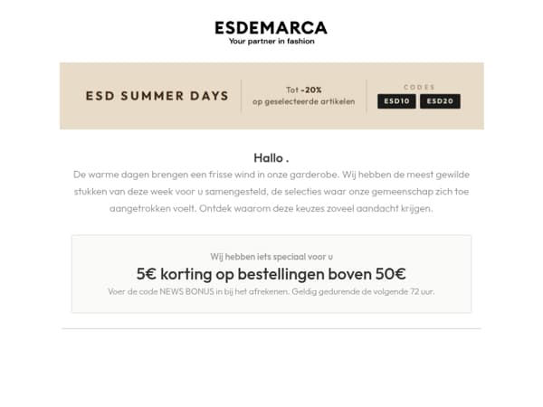 Uw selectie van deze week
