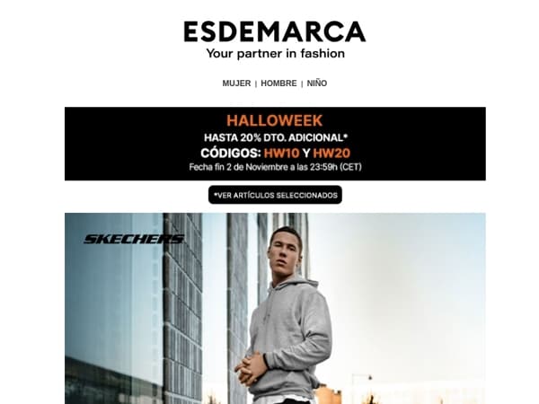 Calzado en Halloweek con hasta -20% adicional