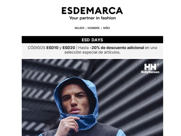 Lo mejor de Helly Hansen, Timberland y Skechers