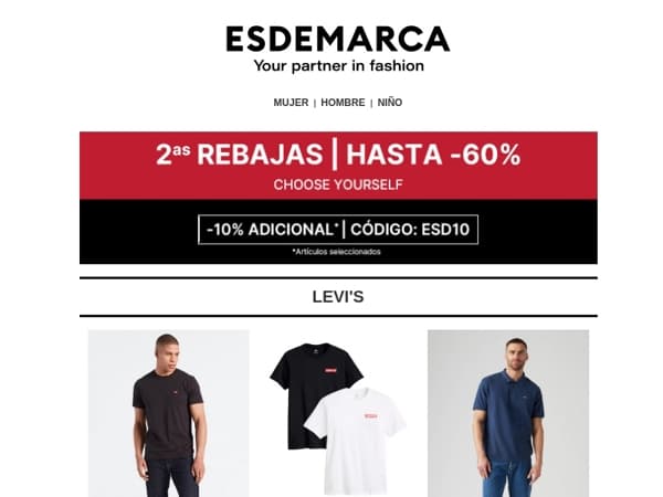 Renueva tu armario con hasta -60% 🛍️