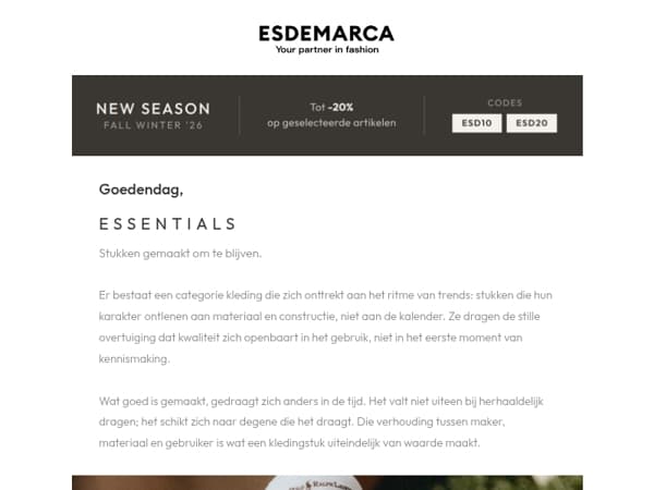 Essentials: een tijdloze selectie