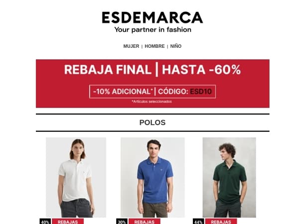 Rebaja final en Total Look ⌛ No lo dejes escapar