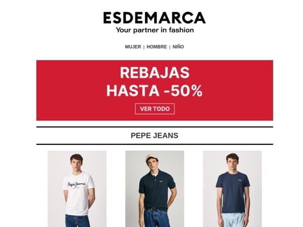 Tu look más casual ahora en Rebajas 🔥