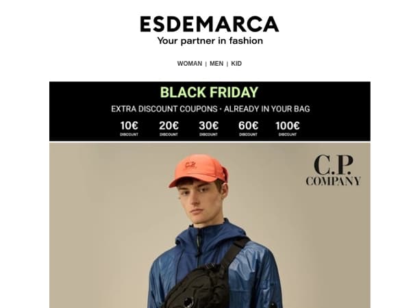 Jackets this Black Friday with up to 100€ additional discount