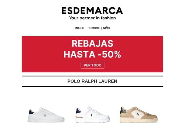 Sneakers que combinan con todo, ahora con hasta un -50% 💣