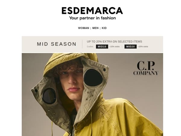 C.P. Company, A|X Armani Exchange and New Balance for your everyday