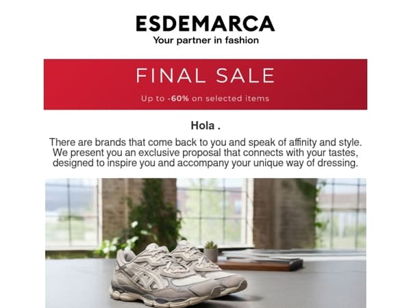 , your favorite brands, brought together in an exclusive selection