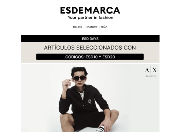 Armani Exchange, BOSS y Gant: estilo sin límites