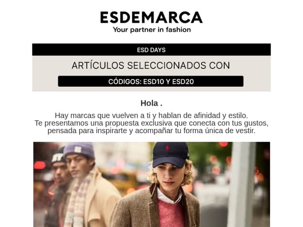 , tus marcas favoritas, reunidas en una selección exclusiva