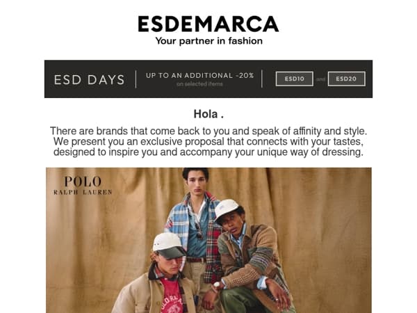 , your favorite brands, brought together in an exclusive selection