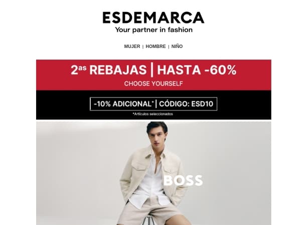 BOSS & Hackett London en 2as Rebajas. Elegancia con hasta -60%