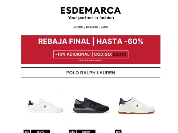 Rebaja final en sneakers ⭐ No te quedes sin ellas