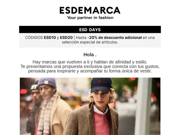 , tus marcas favoritas, reunidas en una selección exclusiva