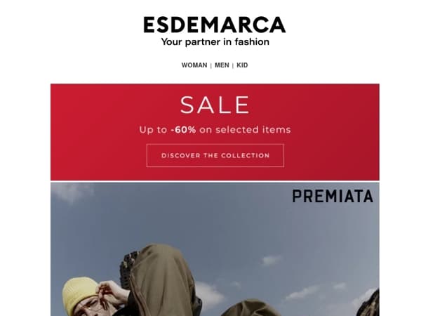 Up to -60% on footwear essentials