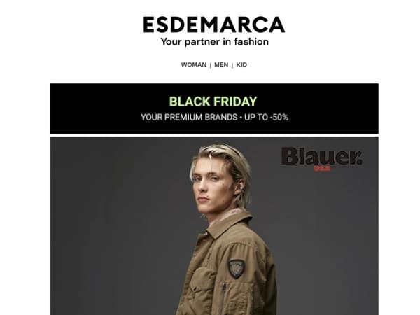 Jackets with up to -50% on Black Friday