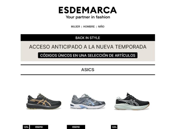 El estilo empieza en tus pasos