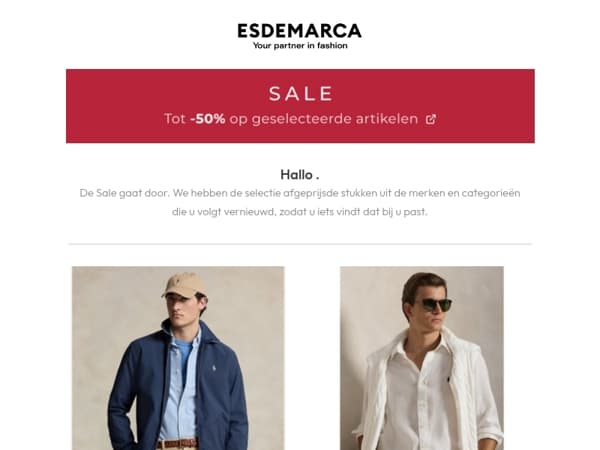, uw Sale-selectie is vernieuwd