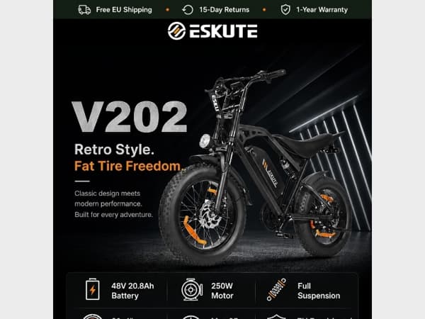 Your First V202 Ride Comes with €15 Off