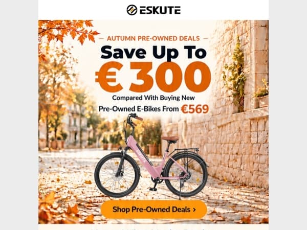 ⚡Why Buy New? Explore Pre-Owned Eskute From €569
