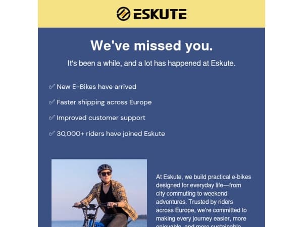 We've missed you 🚲
