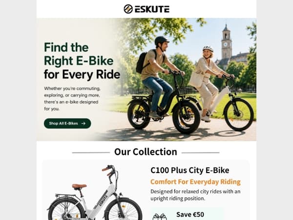 Which Eskute E-Bike Is Right for You?